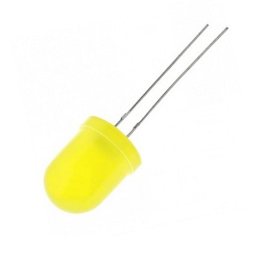 LED Difuso Amarillo 10mm - Electrogeek