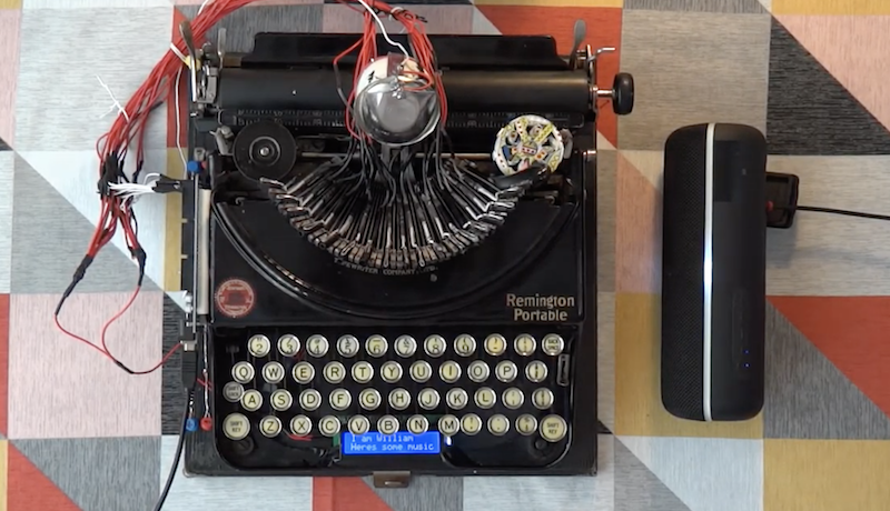 este fabricante convirtio una maquina de escribir antigua en una caja de ritmos midi 5ea234445410d - Electrogeek