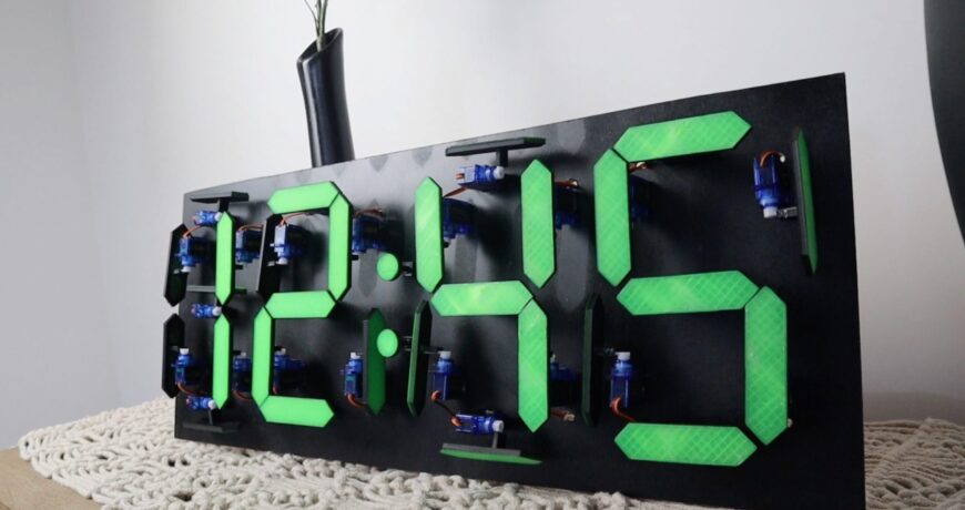reloj electromecanico de 7 segmentos hecho con un arduino y 28 servos 5e97a84f20c7b - Electrogeek
