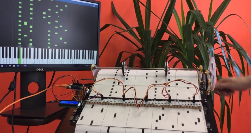 piano de barril arduino reproduce partituras codificadas 5eeab6bae5265 - Electrogeek