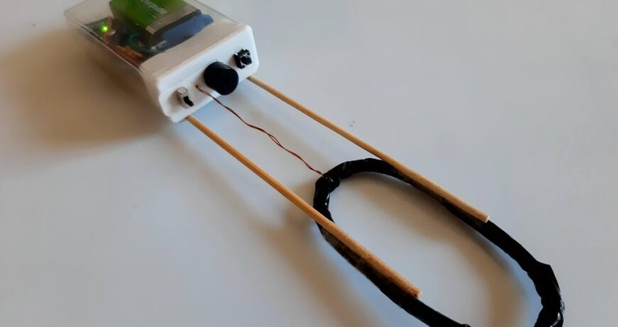 detector de metales minimo hecho con un arduino y una bobina de alambre 5f90d3ae2a481 - Electrogeek