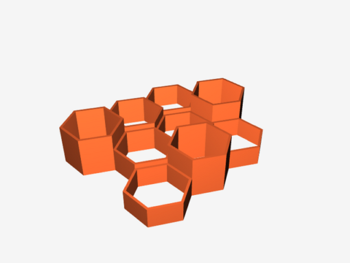 hexagon wall mount preview - Electrogeek