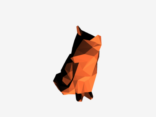 low poly cat flat preview - Electrogeek