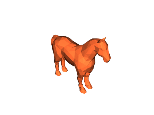 low poly horse preview - Electrogeek