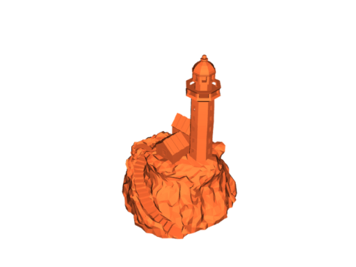 lowpoly lighthouse preview - Electrogeek
