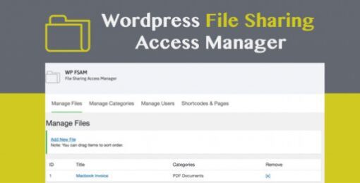 WP FSAM – File Sharing Access Manager - Electrogeek