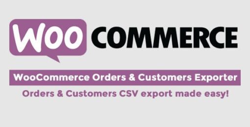 WooCommerce Orders Customers - Electrogeek