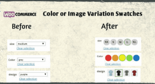 Woocommerce Color or Image Variation Swatches - Electrogeek