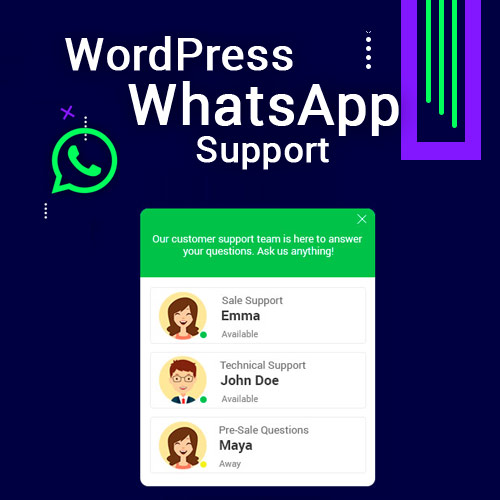 WordPress WhatsApp Support - Electrogeek