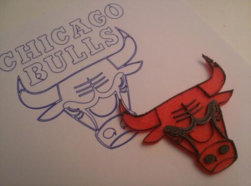 bulls logo printed 1 - Electrogeek